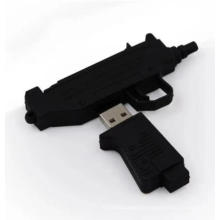 PVC USB Customized PVC USB Flash Drive Gun Shape 1GB 2GB USB Stick